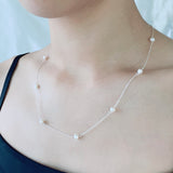 Pearl necklace silver925 BDN001